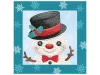 Diamond Dotz Quick Dotz képkészítő szett – hóember gyémántfestés 13×13 cm