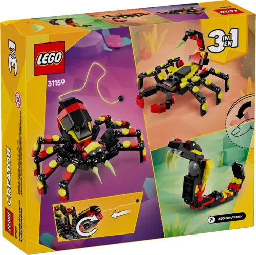 LEGO Creator 31159 Vadállat: meglepetésekkel teli pók