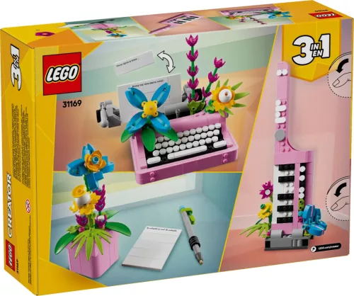 LEGO Creator 3-in-1 Írógép virágokkal (31169)