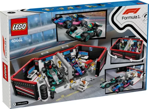 LEGO City F1®-es garázs, Mercedes-AMG és Alpine autók 60444