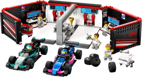 LEGO City F1®-es garázs, Mercedes-AMG és Alpine autók 60444