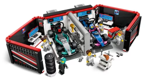 LEGO City F1®-es garázs, Mercedes-AMG és Alpine autók 60444