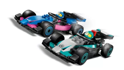 LEGO City F1®-es garázs, Mercedes-AMG és Alpine autók 60444