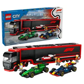  LEGO City F1®-es kamion, RB20 és AMR24 F1®-es autókkal 60445