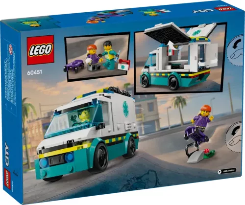 LEGO City Great Vehicles 60451 Sürgõsségi mentõautó