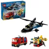 LEGO City Great Vehicles 60462 Helikopter, tûzoltóautó és tengeralattjáró egy csomagban