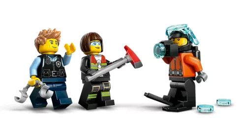 LEGO City Great Vehicles 60462 Helikopter, tûzoltóautó és tengeralattjáró egy csomagban