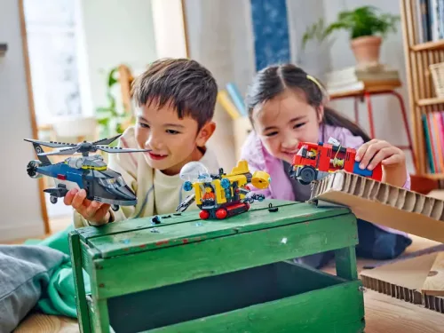 LEGO City Great Vehicles 60462 Helikopter, tûzoltóautó és tengeralattjáró egy csomagban