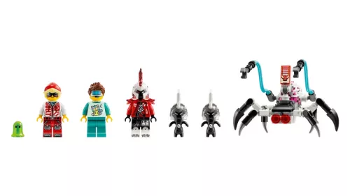 LEGO Dreamzzz 71497 Cooper tigrisrobotja és Zero Hot Rod autója