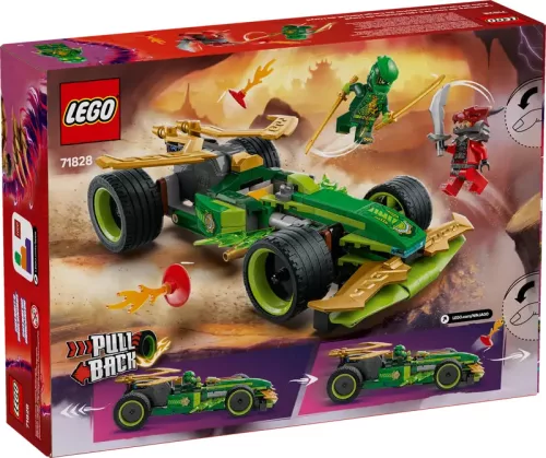 LEGO NINJAGO 71828 Lloyd hátrahúzhatós versenyautója