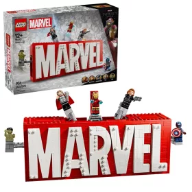 LEGO Super Heroes Marvel 76313 Marvel logó és Minifigurák