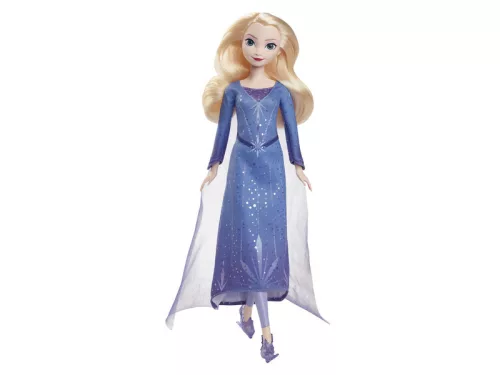 Jégvarázs – Korcsolyázó Elza baba, lila ruhában – Mattel