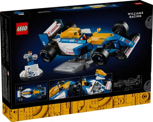 LEGO Williams Racing FW14B és Nigel Mansell 10353 – Forma-1 autómodell felnőtteknek, LEGO® Icons