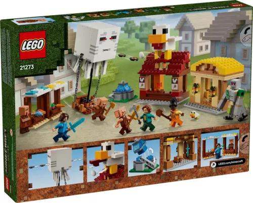 LEGO Minecraft 21273 A szellemléghajó és falutámadás