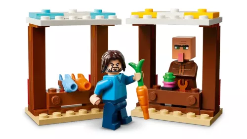 LEGO Minecraft 21273 A szellemléghajó és falutámadás