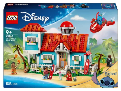 LEGO Disney 43268 Lilo és Stitch tengerparti háza