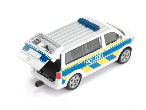 SIKU VW T5 autópályarendőrség – német Polizei kisbusz (1:55)
