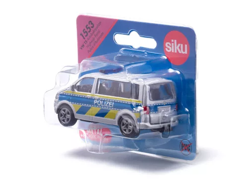 SIKU VW T5 autópályarendőrség – német Polizei kisbusz (1:55)