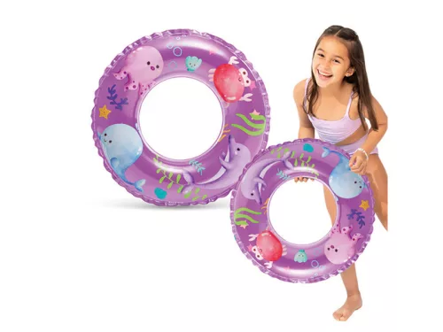 Intex Áttetsző mintás úszógumi – 61 cm-es felfújható úszókarika többféle mintával