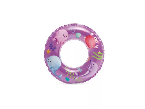 Intex Áttetsző mintás úszógumi – 61 cm-es felfújható úszókarika többféle mintával