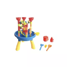 Homokozó asztalka vízimalmokkal