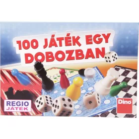 Dino 100 játék egy dobozban társasjáték-gyûjtemény