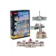 Magyar épületek mini 3D puzzle sorozat – CubicFun, 155 db