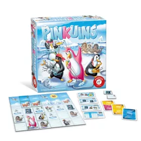   Pinkuins társasjáték – zenélő pingvinek stratégiai családi játék, 6+ éves kortól