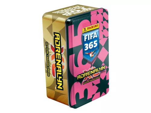 FIFA 365 Adrenalyn nagy fémdoboz – focis gyűjtögetős kártyacsomag