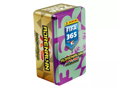 FIFA 365 Adrenalyn nagy fémdoboz – focis gyűjtögetős kártyacsomag