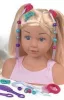 Ashley fésülhető babafej kiegészítőkkel