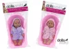 Ellie fürdethető baba káddal - 18 cm, többféle