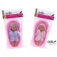 Ellie fürdethető baba káddal - 18 cm, többféle