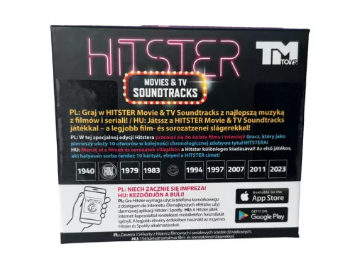 Hitster társasjáték kiegészítõ Mozifilm