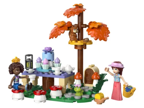 LEGO Friends Erdei teázás (42690) – Mesebeli piknik játékszett erdei állatokkal, 6+