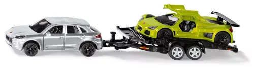 SIKU Porsche terepjáró trélerrel 1:55 – 2544 (1 db készlet)