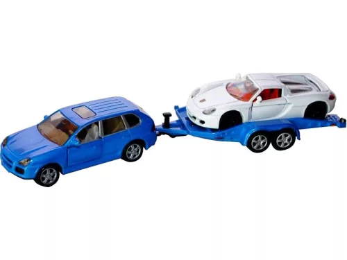 SIKU Porsche terepjáró trélerrel 1:55 – 2544 (1 db készlet)