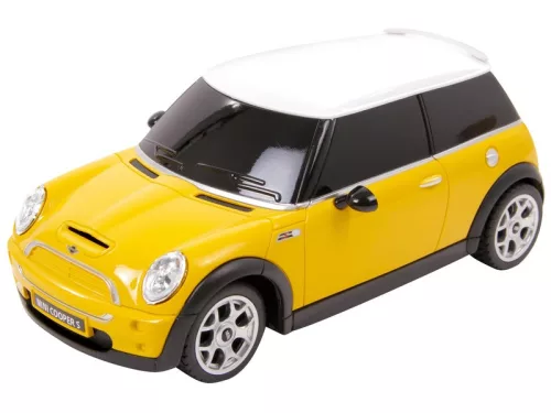 Távirányítós Mini Cooper S – 1:24 modellautó fiúknak (piros, kék vagy sárga)