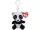 TY Beanie Boos clip Bamboo panda kulcstartó plüss – 8,5 cm, táskadísz
