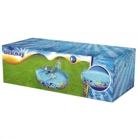   Bestway Merevfalú, tenger élõvilága mintájú medence 2,44 m x 46 cm