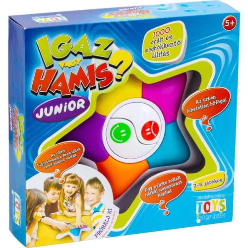 Igaz vagy hamis junior társasjáték