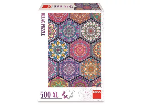 Dino Puzzle 500 XL – Mandala Relax kirakó