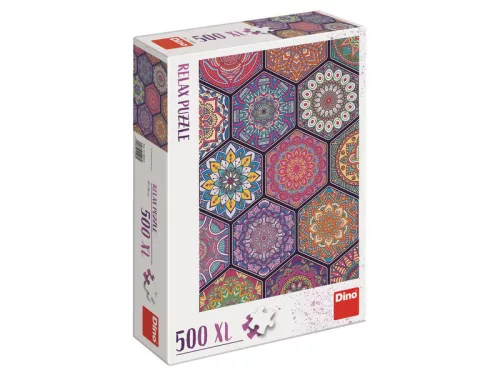 Dino Puzzle 500 XL – Mandala Relax kirakó