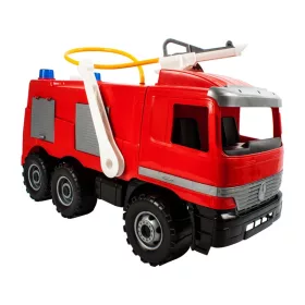   LENA Mercedes‑Benz műanyag tűzoltóautó, vízpermetezővel, 65 cm
