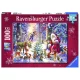 Ravensburger Puzzle 100 db – Erdei karácsony, XXL gyermek puzzle Mikulással