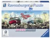 Ravensburger puzzle 1000 db – VW kisbuszok a Brenner-hágón (panoráma)