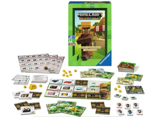 Minecraft kiegészítés társasjáték – Ravensburger, Builder & Biomes bővítmény