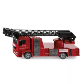 SIKU MAN tűzoltóautó forgó létrával  1:50