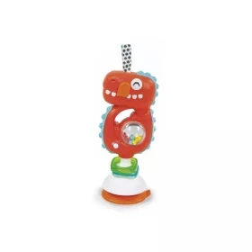   Clementoni Hungry Dino – Shake & Play dinoszauruszos zenélő, világító bébicsörgő