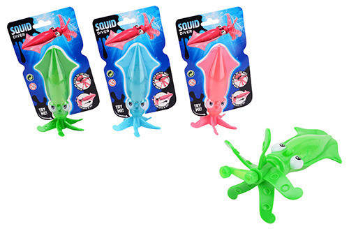 Squid diver búvárjáték, 3 szín